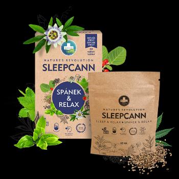 SLEEPCANN SPÁNOK A RELAXÁCIA doplnok stravy  - 60 tabliet - Annabis