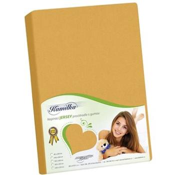 BELLATEX s.r.o. J3:Jersey plachta 90 × 200 009 horčicová (7957)
