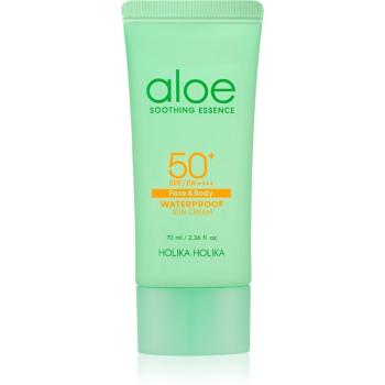 Holika Holika Aloe Soothing Essence vodeodolný krém na opaľovanie SPF 50+ 70 ml