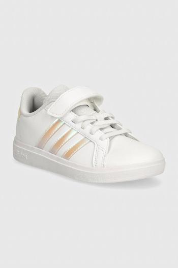 Detské tenisky adidas GRAND COURT 2.0 EL C biela farba, IE3851