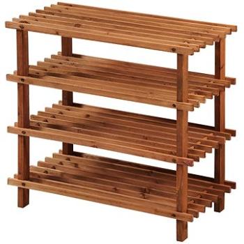 Kesper Botník so 4 policami jedľa tmavá 54 × 52 × 26 cm (69734)