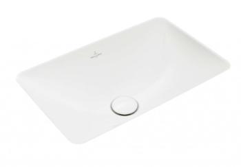 VILLEROY & BOCH - Loop&Friends Umývadlo vstavané, 54x34 cm, bez prepadu, CeramicPlus, alpská biela 4A5701R1