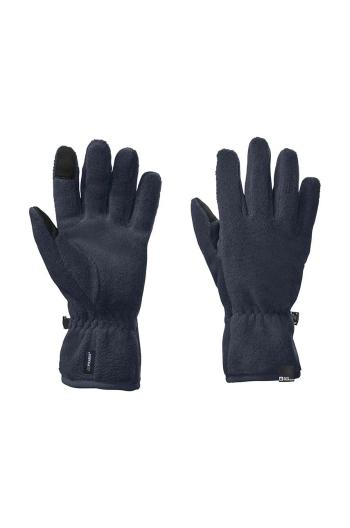 Detské rukavice Jack Wolfskin SPIRIT FLEECE tmavomodrá farba