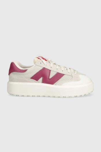 Tenisky New Balance CT302RP šedá farba