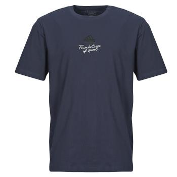 adidas  Brand Love Signature Graphic T-Shirt  Tričká s krátkym rukávom Námornícka modrá