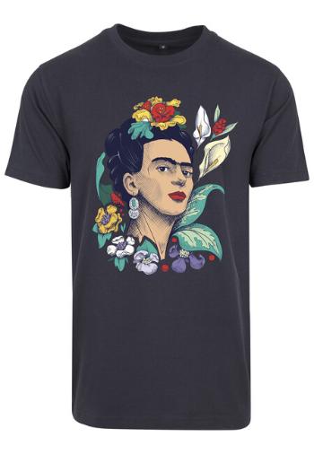 Mr. Tee Ladies Frida Kahlo Flower Tee navy - M