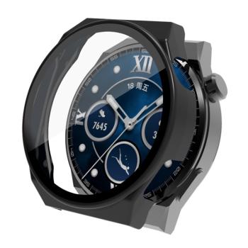 Plastový kryt s ochranným sklom pre Huawei Watch GT 3 Pro 46mm čierny