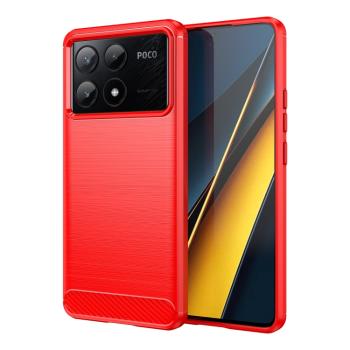 FLEXI TPU Ochranný kryt Xiaomi Poco X6 Pro 5G červený