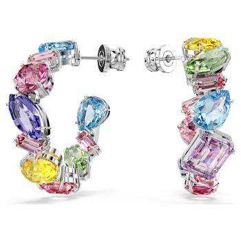 Swarovski Kruhové náušnice s farebnými kryštálmi Gema 5692412