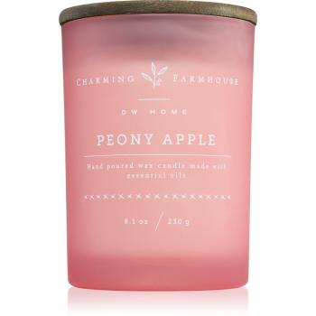 DW Home Charming Farmhouse Peony Apple vonná sviečka 230 g