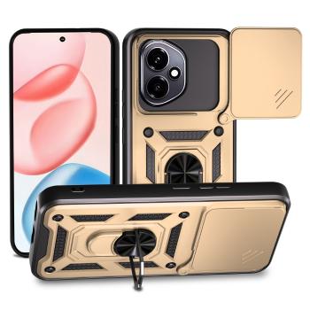 RING CAMERA Kryt s držiakom pre Honor 400 5G zlatý