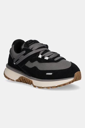 Semišové tenisky UGG RetroFi Low pánske, čierna farba, 1167070-BLK