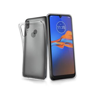 Silikónový obal Motorola Moto E6 Plus priehľadný