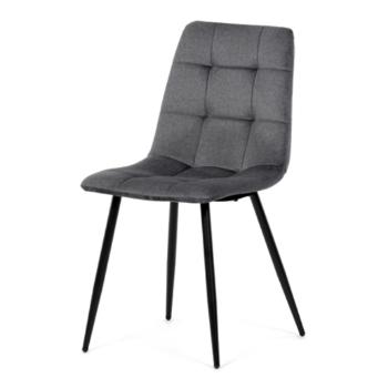 Jedálenská stolička Autronic 44x84 cm sivá látka DCL-X7015 GREY2