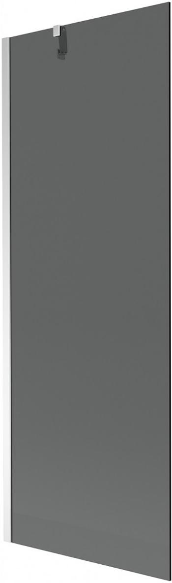 MEXEN/S - Next vaňová zástena FIX 70 x 150 cm, grafit, chróm 895-070-000-00-40-01