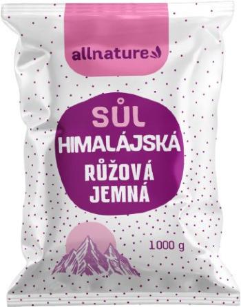 ALLNATURE Himalájska soľ ružová jemná, 1000 g