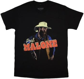 Post Malone Tričko Cowboy Unisex Black XL