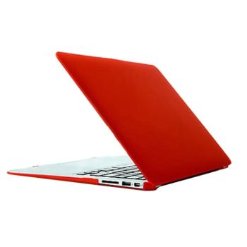 CRYSTAL Plastový kryt pre Macbook Air 13" A1466 / A1369 červený