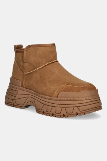 Snehule Buffalo Fusion Slip On Lo Warm hnedá farba, 1270113-COG