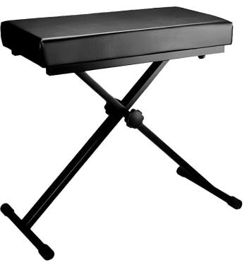 Soundking DF074 Kovová klavírna stolička Black