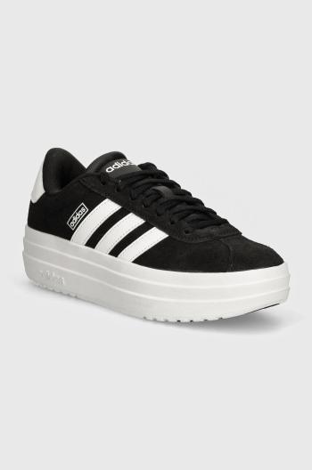 Semišové tenisky adidas Vl Court čierna farba, IH9995