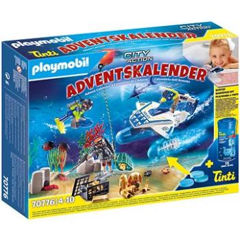 Playmobil Adventný kalendár „Zábava vo vode – Nasadenie policajných potápačov (4008789707765)