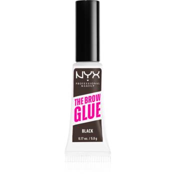 NYX Professional Makeup The Brow Glue gél na obočie odtieň 05 Black 5 g