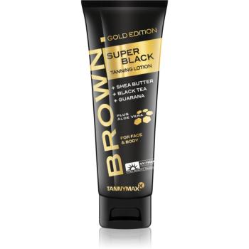 Tannymaxx Brown Super Black Gold Edition opaľovací krém do solária pre podporu opálenia 125 ml