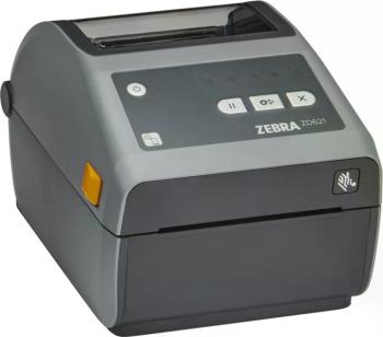 Zebra ZD621d ZD6A042-D0EF00EZ DT, 8 dots/mm (203 dpi), label printer, RTC, USB, USB Host, RS232, BT (BLE), Ethernet, grey (Successor GC420t)