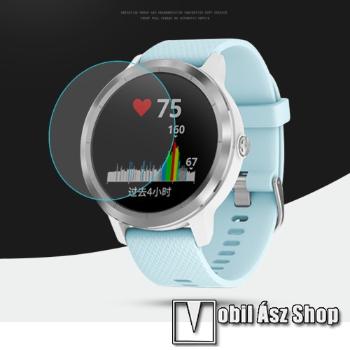 TPU okosóra képernyővédő fólia - CLEAR - 1db, törlőkendővel - A TELJES ELŐLAPOT VÉDI! - Garmin Vivoactive 3