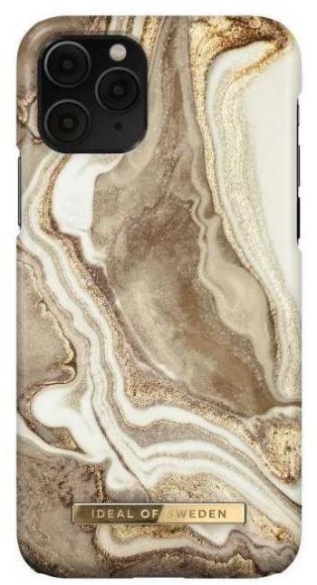 Telefon tok iDeal Of Sweden Fashion iPhone 11 Pro/XS/X golden sand marble tok