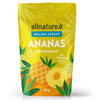 ALLNATURE Ananás sušený mrazom kúsky 30 g