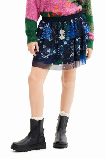 Dievčenská sukňa Desigual mini, áčkový strih