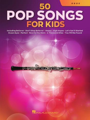 Hal Leonard 50 Pop Songs for Kids for Oboe Noty