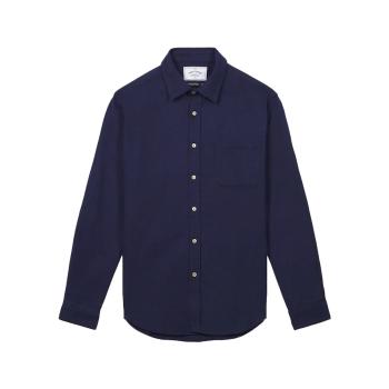 Portuguese Flannel  Teca Shirt - Navy  Košele s dlhým rukávom Modrá