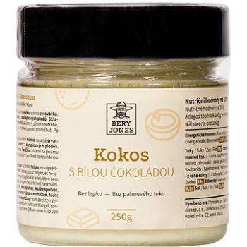 Bery Jones Kokosový krém s bielou čokoládou 250g (8595691056990)