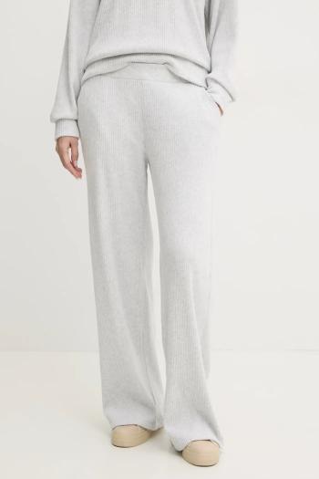 Nohavice Abercrombie & Fitch šedá farba, melanžové, KI147-4077