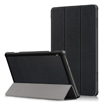 LEATHER Zaklápací obal Lenovo Tab M10 (X605F / X505L / X505F / ZA4G0019CZ / ZA480034CZ)  čierny