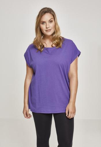 Urban Classics Ladies Extended Shoulder Tee ultraviolet - S