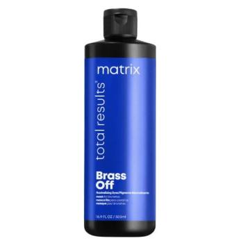 Matrix Maska na vlasy neutralizujúce žlté a mosadzné tóny Brass Off (Neutralizing Mask) 500 ml