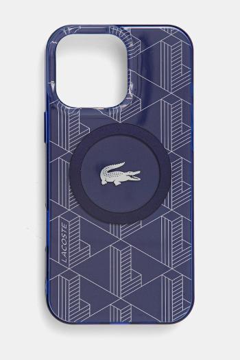 Puzdro na mobil Lacoste iPhone 16 Pro Max 6.9 tmavomodrá farba, LCHMP16XUBSV