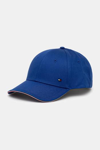 Bavlnená šiltovka Tommy Hilfiger biela farba, jednofarebná