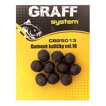 Graff Gumové guľôčky Veľkosť 10 10 ks (8594185851301)