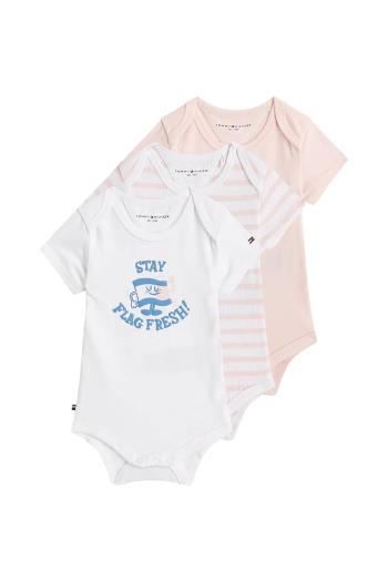 Body pre bábätká Tommy Hilfiger 3-pak KN0KN02048