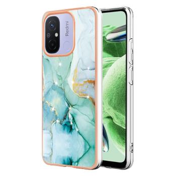 IMD MARBLE Ochranný kryt Xiaomi Redmi 12C GREEN