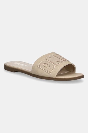 Šľapky Dkny Willow dámske, béžová farba, K1500528