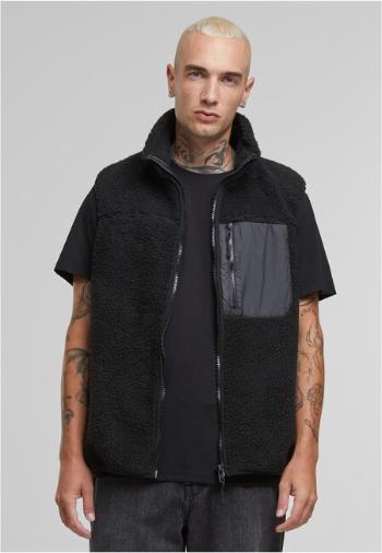 Urban Classics Sherpa Vest black - L
