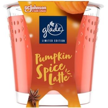 GLADE Vonná sviečka Pumpkin Spice Latte 204 g