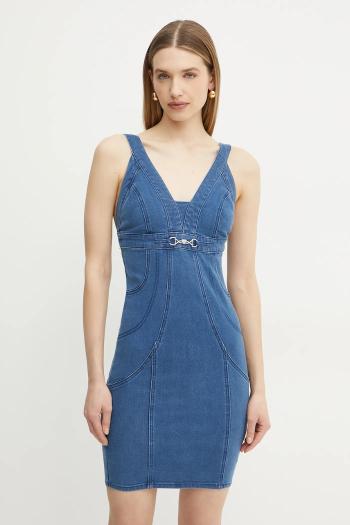 Šaty s prímesou hodvábu Guess JEWEL mini, priliehavá, W5GK75 D5LK0