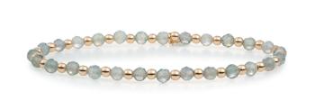 Sparkling Jewels Korálkový náramok s labradoritom SBG-GEM18-3MM-MIX